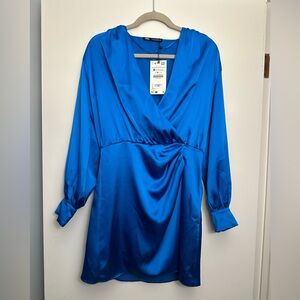 Long Sleeve Satin Zara Dress